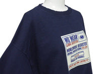 画像をギャラリービューアに読み込む, WU WEAR ウーウェア Cotton long sleeve コットンロングスリーブ サイズ XL Wu Tang Clan ネイビー 90s 美品 中古 4c072783