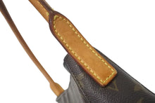 画像をギャラリービューアに読み込む, LOUIS VUITTON ルイヴィトン ルーピングMM ハンドバッグ M51146 モノグラム ゴールド金具 ブラウン 美品 中古 4c072795