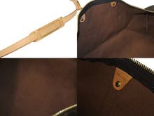 画像をギャラリービューアに読み込む, LOUIS VUITTON ルイヴィトン キーポル バンドリエール 50 ボストンバッグ PVC ヌメ革 M41416 美品 中古 4c072797