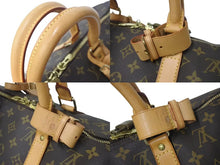 画像をギャラリービューアに読み込む, LOUIS VUITTON ルイヴィトン キーポル50 ボストンバッグ M41426 モノグラムキャンバス ブラウン ゴールド金具 美品 中古 4c072798