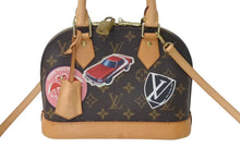 画像をギャラリービューアに読み込む, LOUIS VUITTON ルイヴィトン アルマBB ワールドツアーステッカー ハンドバッグ M43230 ショルダー 2WAY モノグラムキャンバス 美品 中古 4c072802