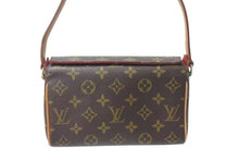 画像をギャラリービューアに読み込む, LOUIS VUITTON ルイヴィトン ハンドバッグ レシタル モノグラムキャンバス M51900 ゴールド金具 ブラウン 美品 中古 4c072803