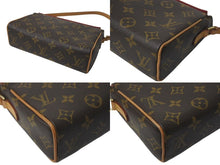 画像をギャラリービューアに読み込む, LOUIS VUITTON ルイヴィトン ハンドバッグ レシタル モノグラムキャンバス M51900 ゴールド金具 ブラウン 美品 中古 4c072803
