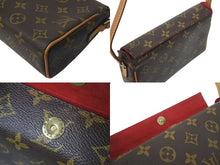 画像をギャラリービューアに読み込む, LOUIS VUITTON ルイヴィトン ハンドバッグ レシタル モノグラムキャンバス M51900 ゴールド金具 ブラウン 美品 中古 4c072803