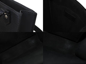 LOUIS VUITTON ルイヴィトン エピ プティット サックプラ 2WAY ショルダーバッグ M69441 ブラック レザー シルバー金具 美品 中古 4c072818