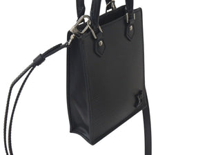 LOUIS VUITTON ルイヴィトン エピ プティット サックプラ 2WAY ショルダーバッグ M69441 ブラック レザー シルバー金具 美品 中古 4c072818