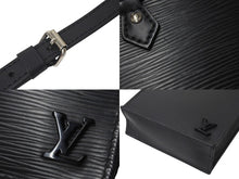 Load image into Gallery viewer, LOUIS VUITTON ルイヴィトン エピ プティット サックプラ 2WAY ショルダーバッグ M69441 ブラック レザー シルバー金具 美品 中古 4c072818