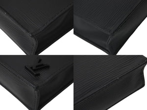 LOUIS VUITTON ルイヴィトン エピ プティット サックプラ 2WAY ショルダーバッグ M69441 ブラック レザー シルバー金具 美品 中古 4c072818