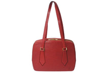 Load image into Gallery viewer, LOUIS VUITTON ルイヴィトン ヴォルテール ショルダーバッグ M52437 エピレザー レッド ゴールド金具 美品 中古 4c072822