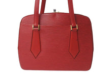 Load image into Gallery viewer, LOUIS VUITTON ルイヴィトン ヴォルテール ショルダーバッグ M52437 エピレザー レッド ゴールド金具 美品 中古 4c072822