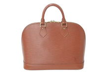 画像をギャラリービューアに読み込む, Louis Vuitton ルイヴィトン アルマ M52143 ハンドバッグ エピレザー ゴールド金具 ケニアブラウン 美品 中古4c072823