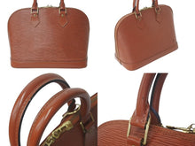 画像をギャラリービューアに読み込む, Louis Vuitton ルイヴィトン アルマ M52143 ハンドバッグ エピレザー ゴールド金具 ケニアブラウン 美品 中古4c072823