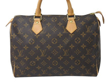 画像をギャラリービューアに読み込む, LOUIS VUITTON ルイヴィトン スピーディ30 ハンドバッグ M41526 モノグラムキャンバス ブラウン 美品 中古 4c072824