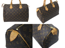 画像をギャラリービューアに読み込む, LOUIS VUITTON ルイヴィトン スピーディ30 ハンドバッグ M41526 モノグラムキャンバス ブラウン 美品 中古 4c072824