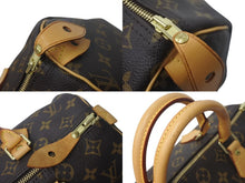 画像をギャラリービューアに読み込む, LOUIS VUITTON ルイヴィトン スピーディ30 ハンドバッグ M41526 モノグラムキャンバス ブラウン 美品 中古 4c072824