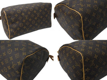 画像をギャラリービューアに読み込む, LOUIS VUITTON ルイヴィトン スピーディ30 ハンドバッグ M41526 モノグラムキャンバス ブラウン 美品 中古 4c072824
