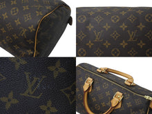 画像をギャラリービューアに読み込む, LOUIS VUITTON ルイヴィトン スピーディ30 ハンドバッグ M41526 モノグラムキャンバス ブラウン 美品 中古 4c072824