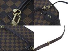 Load image into Gallery viewer, 極美品 LOUIS VUITTON ルイヴィトン ショルダーバッグ イニシャル入り オーダーメイド メイクボックス ダミエキャンバス ブラウン 中古 4c072826