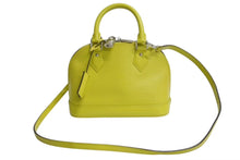 画像をギャラリービューアに読み込む, 極美品 LOUIS VUITTON ルイヴィトン エピ アルマBB 2WAYショルダーバッグ M57446 ジョーヌセドラ シルバー金具 中古 4c072827