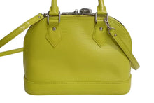 画像をギャラリービューアに読み込む, 極美品 LOUIS VUITTON ルイヴィトン エピ アルマBB 2WAYショルダーバッグ M57446 ジョーヌセドラ シルバー金具 中古 4c072827