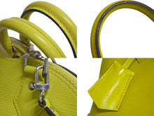画像をギャラリービューアに読み込む, 極美品 LOUIS VUITTON ルイヴィトン エピ アルマBB 2WAYショルダーバッグ M57446 ジョーヌセドラ シルバー金具 中古 4c072827