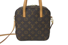 画像をギャラリービューアに読み込む, LOUIS VUITTON ルイ ヴィトン モノグラム スポンティーニ 2WAYハンドバッグ M47500 ブラウン 廃盤 美品 中古 4c072830
