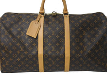 画像をギャラリービューアに読み込む, LOUIS VUITTON ルイヴィトン キーポル55 ボストンバッグ M41414 モノグラム ブラウン ゴールド金具 美品 中古 4c072833