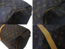 画像をギャラリービューアに読み込む, LOUIS VUITTON ルイヴィトン キーポル55 ボストンバッグ M41414 モノグラム ブラウン ゴールド金具 美品 中古 4c072833