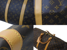 画像をギャラリービューアに読み込む, LOUIS VUITTON ルイヴィトン キーポル55 ボストンバッグ M41414 モノグラム ブラウン ゴールド金具 美品 中古 4c072833