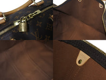 画像をギャラリービューアに読み込む, LOUIS VUITTON ルイヴィトン キーポル55 ボストンバッグ M41414 モノグラム ブラウン ゴールド金具 美品 中古 4c072833