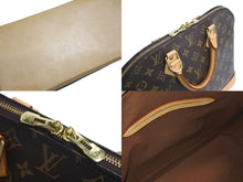 画像をギャラリービューアに読み込む, LOUIS VUITTON ルイヴィトン アルマPM ハンドバッグ M51130 モノグラム PVC ブラウン ゴールド金具 美品 中古 4c072834