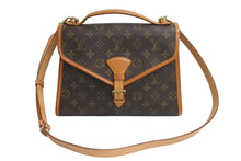 Load image into Gallery viewer, LOUIS VUITTON ルイ ヴィトン 2WAYショルダーバッグ M51122 ベルエア モノグラムキャンバス ブラウン 美品 中古 4c072840