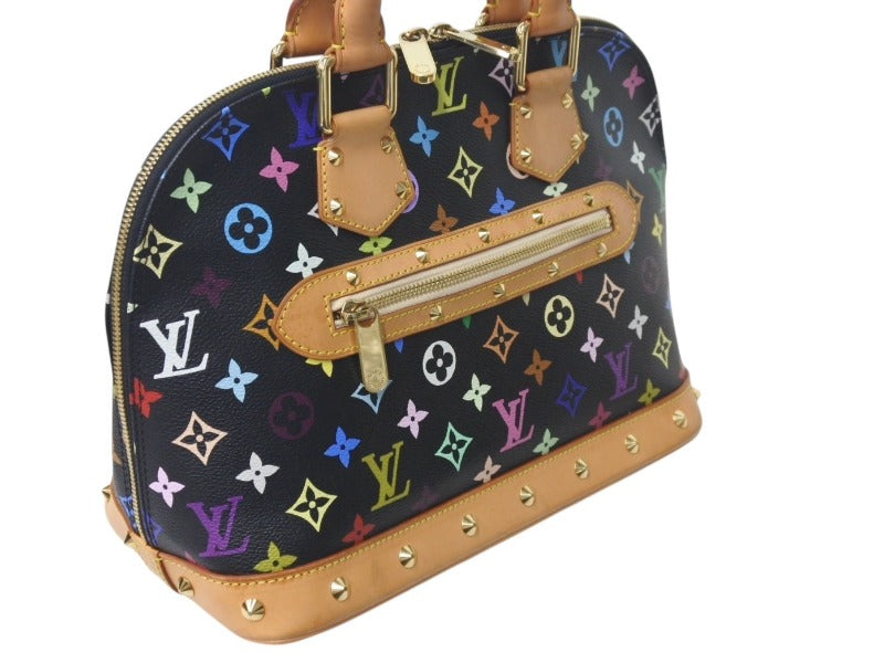 鑑定済 ルイヴィトン アルマ ハンドバッグ モノグラム 自立 マチあり 鑑定済 ルイヴィトン アルマ ハンドバッグ モノグラム 自立 マチあり