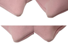 画像をギャラリービューアに読み込む, YVES SAINT LAURENT イヴサンローラン カハラ ハンドバッグ 123435 キャンバス レザー ピンク ロゴ刺繍 巾着タイプ 美品 中古 4c072857