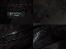 画像をギャラリービューアに読み込む, YVES SAINT LAURENT イヴサンローラン カハラ ハンドバッグ 123435 キャンバス レザー ピンク ロゴ刺繍 巾着タイプ 美品 中古 4c072857