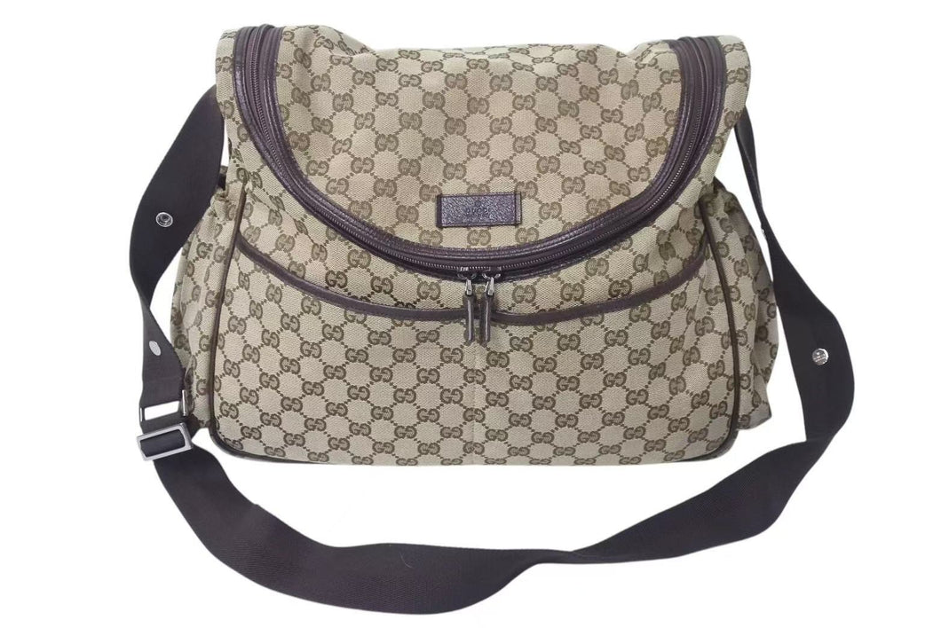 GUCCI グッチ マザーズバッグ ショルダーバッグ 123326 GGキャンバス