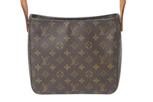 画像をギャラリービューアに読み込む, LOUIS VUITTON ルイヴィトン ルーピングMM ハンドバッグ M51146 モノグラム ゴールド金具 ブラウン 美品 中古 4c072860