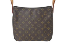 画像をギャラリービューアに読み込む, LOUIS VUITTON ルイヴィトン ルーピングMM ハンドバッグ M51146 モノグラム ゴールド金具 ブラウン 美品 中古 4c072860
