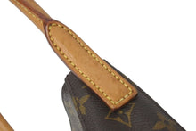 画像をギャラリービューアに読み込む, LOUIS VUITTON ルイヴィトン ルーピングMM ハンドバッグ M51146 モノグラム ゴールド金具 ブラウン 美品 中古 4c072860
