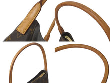 画像をギャラリービューアに読み込む, LOUIS VUITTON ルイヴィトン ルーピングMM ハンドバッグ M51146 モノグラム ゴールド金具 ブラウン 美品 中古 4c072860