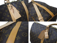 画像をギャラリービューアに読み込む, 極美品 LOUIS VUITTON ルイヴィトン モノグラム キーポルバンドリエール55 M41414 ボストンバック ブラウン 中古 4c072861