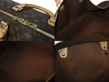 画像をギャラリービューアに読み込む, 極美品 LOUIS VUITTON ルイヴィトン モノグラム キーポルバンドリエール55 M41414 ボストンバック ブラウン 中古 4c072861