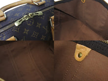 画像をギャラリービューアに読み込む, LOUIS VUITTON ルイヴィトン キーポル バンドリエール50 ボストンバッグ M41416 モノグラム PVC レザー ブラウン 美品 中古 4c072862