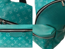 画像をギャラリービューアに読み込む, LOUIS VUITTON ルイヴィトン ディスカバリー リュック バックパック M30227 タイガラマ グリーン系 PVC レザー 美品 中古 4c072866