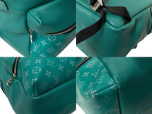 画像をギャラリービューアに読み込む, LOUIS VUITTON ルイヴィトン ディスカバリー リュック バックパック M30227 タイガラマ グリーン系 PVC レザー 美品 中古 4c072866