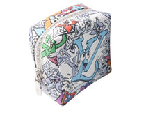 画像をギャラリービューアに読み込む, 極美品 LOUIS VUITTON ルイヴィトン モノグラム コミック ビジューサック スクエアード ポーチ M01049 マルチカラー PVC シルバー金具 中古 4c072871