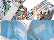 画像をギャラリービューアに読み込む, 極美品 LOUIS VUITTON ルイヴィトン モノグラム コミック ビジューサック スクエアード ポーチ M01049 マルチカラー PVC シルバー金具 中古 4c072871