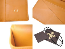 画像をギャラリービューアに読み込む, LOUIS VUITTON ルイヴィトン オーガナイザー ダミエアンフィニ カードケース イエロー イニシャル入り M63199 美品 中古 4c072873