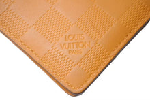 画像をギャラリービューアに読み込む, LOUIS VUITTON ルイヴィトン オーガナイザー ダミエアンフィニ カードケース イエロー イニシャル入り M63199 美品 中古 4c072873