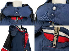 画像をギャラリービューアに読み込む, STARTER スターター ナイロンジャケット MLB 90年代 ポリエステル ネイビー レッド ブラック ホワイト サイズL 美品 中古 4c072880